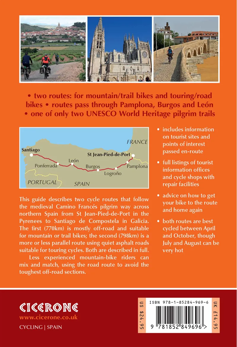Cicerone - Cycling The Camino De Santiago - Mike Wells-1